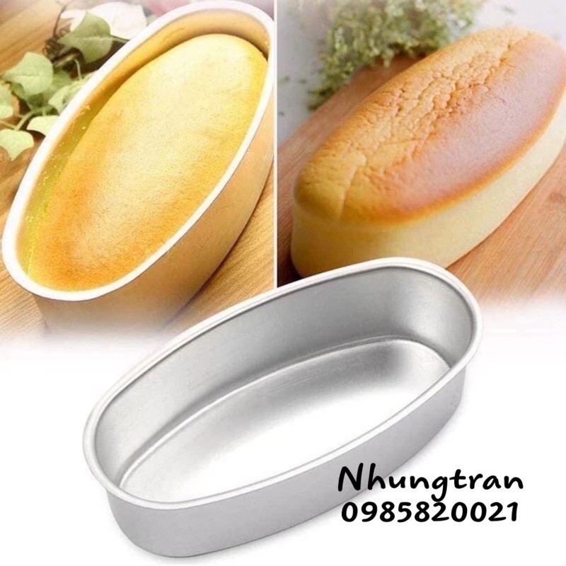 [Sale] Khuôn oval D08 nướng bánh mỳ hoa cúc