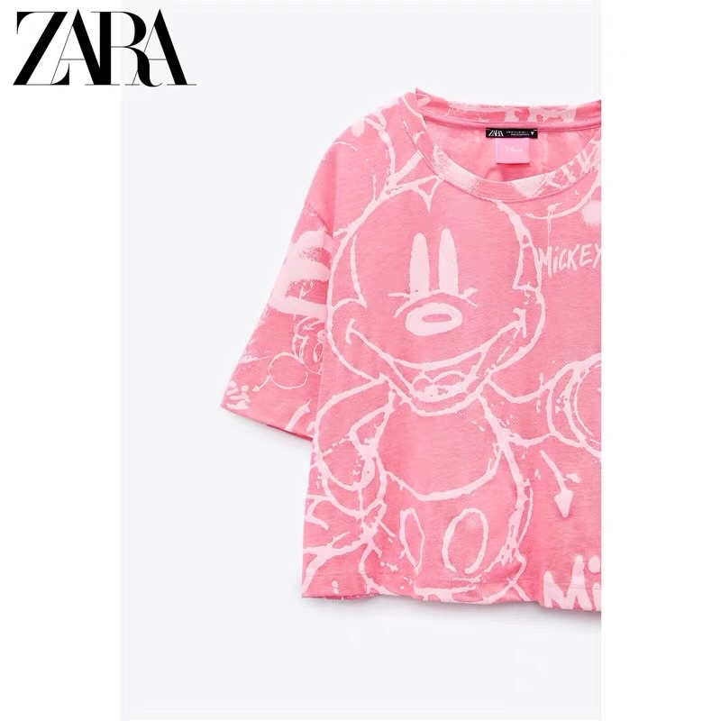 ÁO THUN ZARA IN HÌNH MICKEY DISNEY HÀNG XUẤT