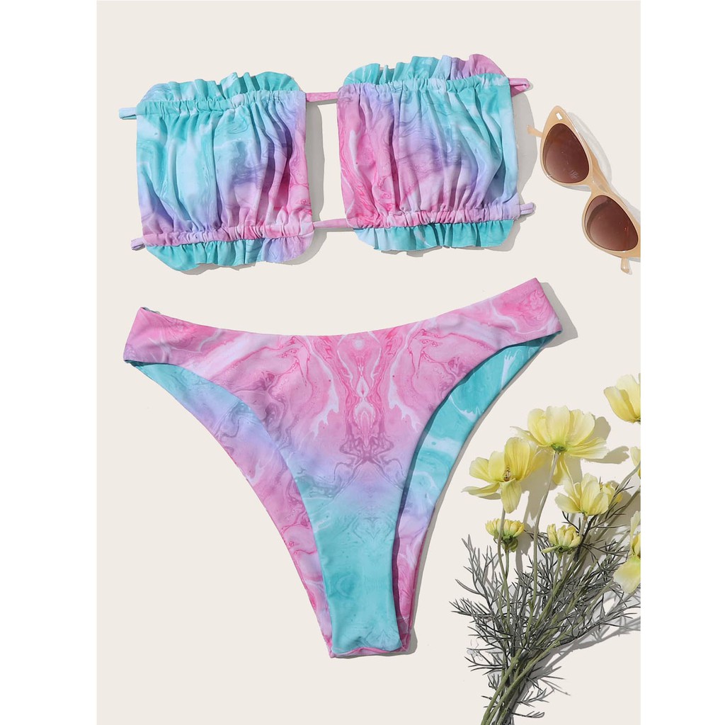 Set Đồ Tắm In Họa Tiết Hoa Quyến Rũ Cho Nữ | BigBuy360 - bigbuy360.vn