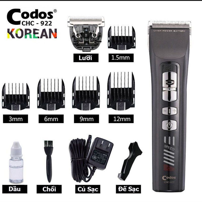 Tông đơ cắt tóc Codos CHC-922 chuyên nghiệp