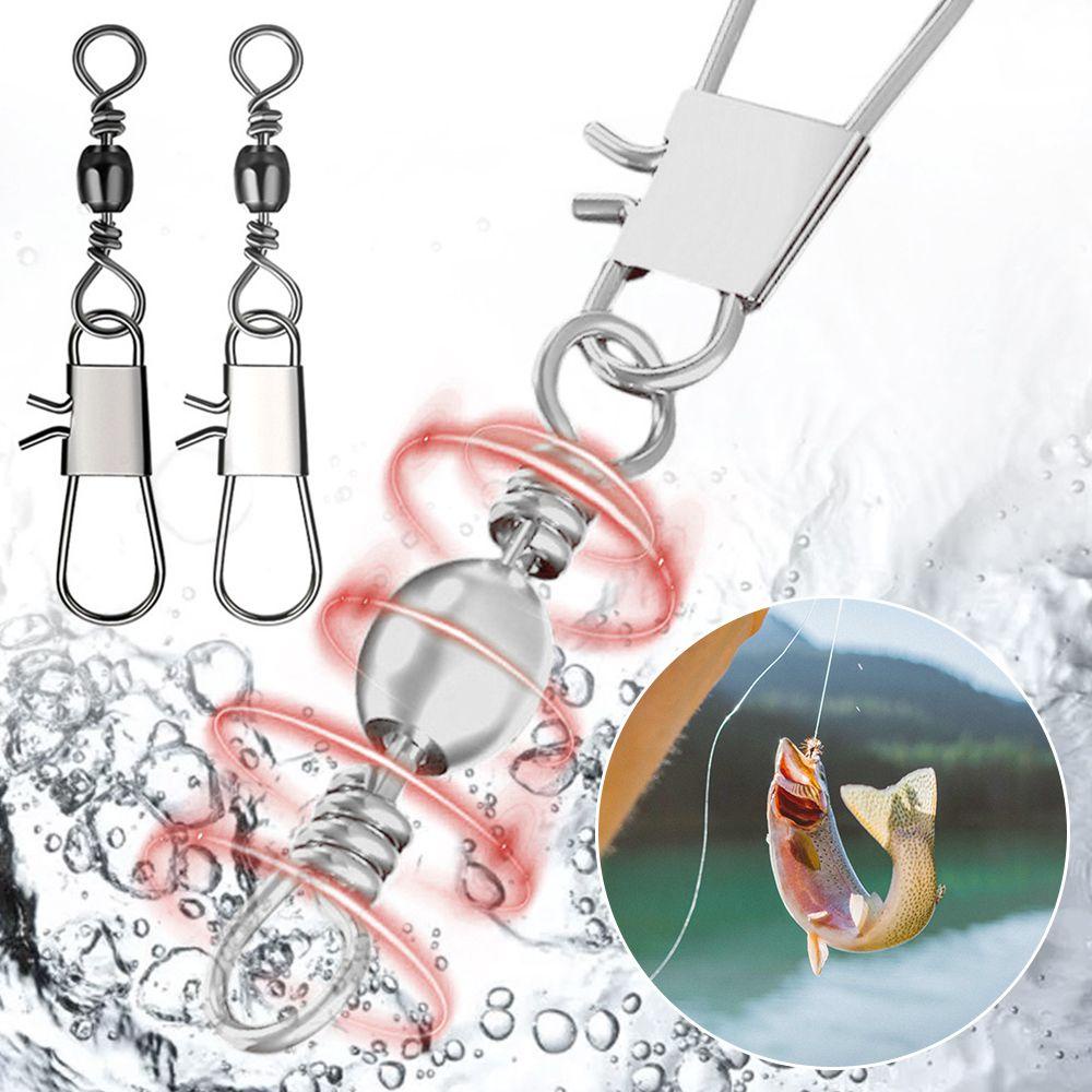 Bộ 50 Móc Câu Cá 3 / 0 Chuyên Dụng Chất Lượng Cao# Vòng Xoay Câu Cá Số 8 Chuyên Dụng Chất Lượng Cao