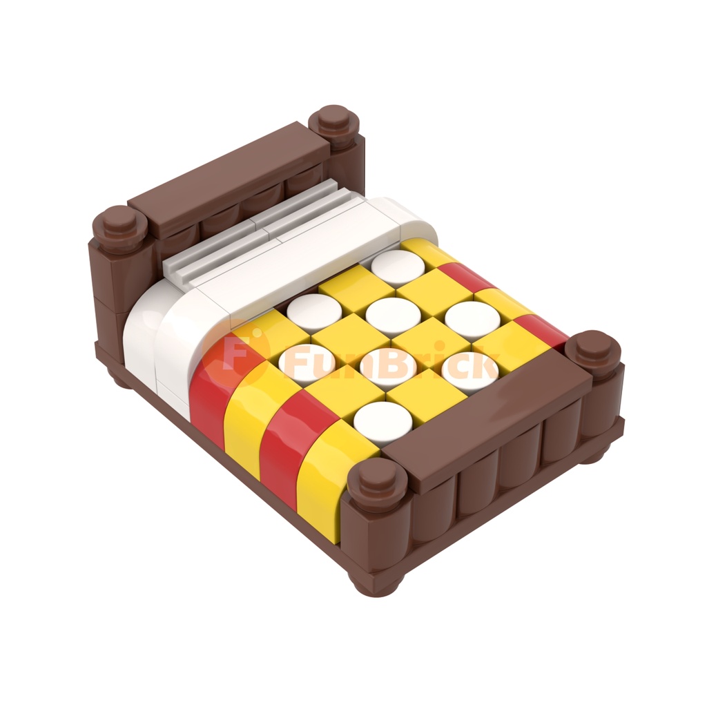 [FunBrick] Đồ Chơi Khối Xây Dựng Một Bên Cạnh Giường Ngủ Để Bàn Trang Trí DIY Tương Thích Với Tòa Nhà Cổ Điển Phù Hợp Làm Quà Minifigure MOC