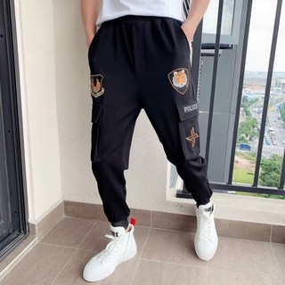 Quần jogger unisex thêu