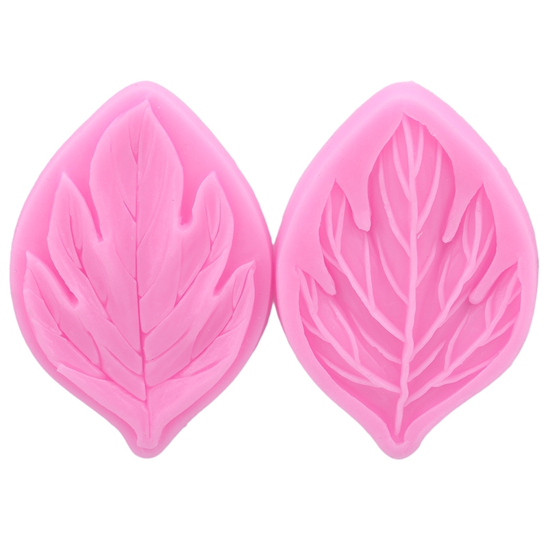 Khuôn Silicone Nhấn Bánh &amp; Socola Hình Lá Phong