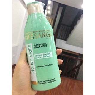 Dầu gội Dessange Douce Argile 250ml dành cho tóc dầu (xanh)
