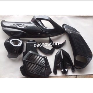 ốp trang  trí Sh 2019-2017 carbon (7 món)