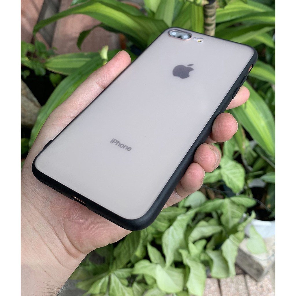 Ốp Lưng Nhám Mờ Dành Cho iPhone 7 Plus/8 Plus Silicon Chống Va Đập - Hàng Chính Hãng