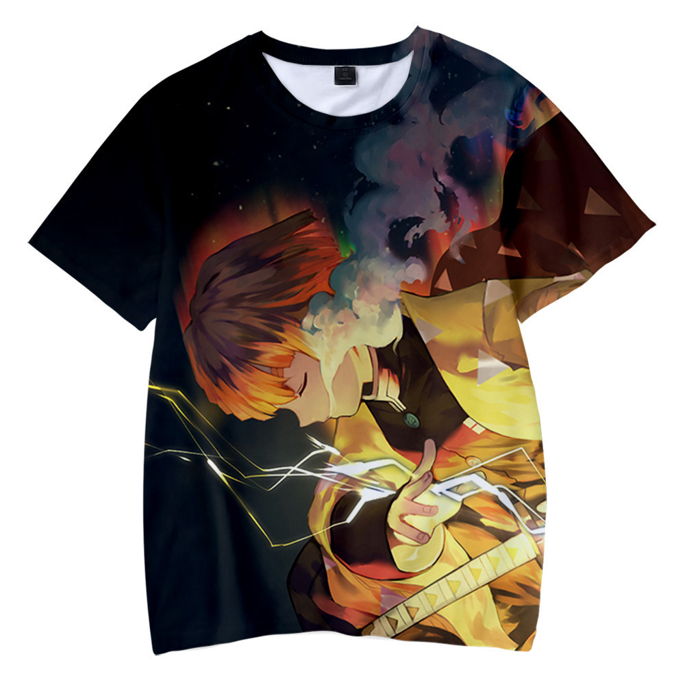 Áo thun tay ngắn in hình Demon Slayer thời trang cho nữ | BigBuy360 - bigbuy360.vn