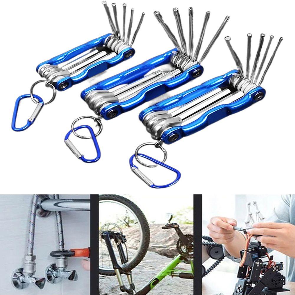 LANFY Cờ Lê Lục Giác Dạng Gập Di Động Tiện Dụng Cho Sửa Chữa Gia Đình