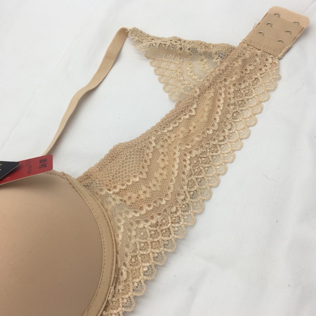 Áo ngực đệm dày dây ren cách điệu , áo ngực trơn đồ lót thái không gian eva KGE 9903