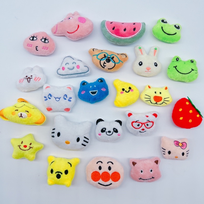 100 gấu bông mini 5cm, vật dụng handmade