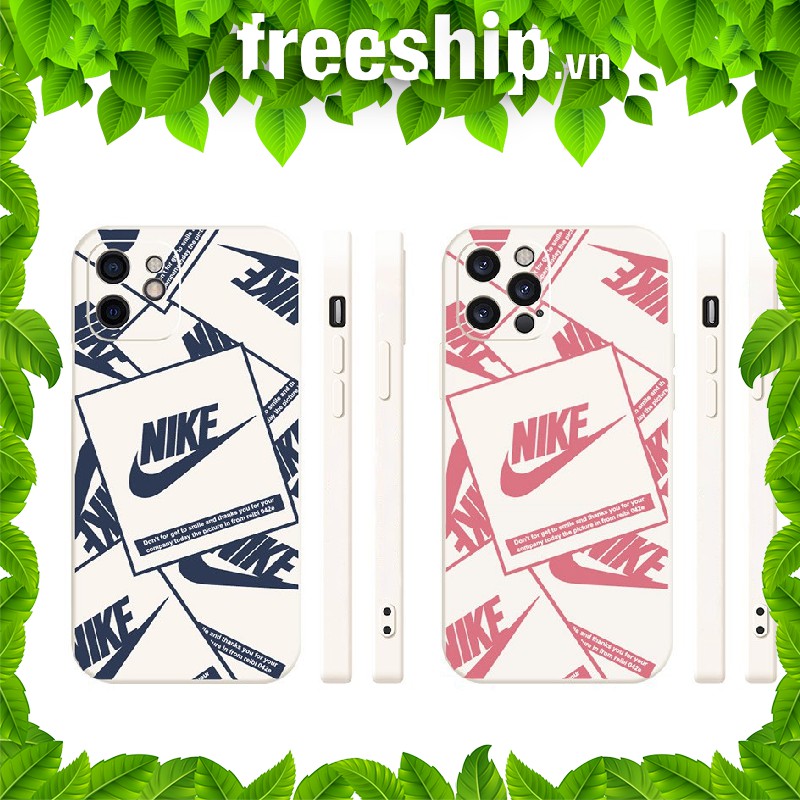 Ốp lưng iphone vuông cạnh hình n.ike vuông 6plus/6s/6splus/7/7plus/8/8plus/x/xr/xs/11/12/pro/max/plus/promax A4-15