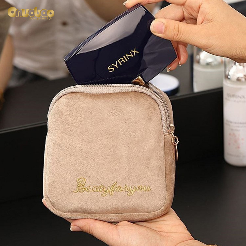 Set 4 túi đựng mỹ phẩm Onuobao chống thấm nước sức chứa lớn phong cách châu Âu cho nữ