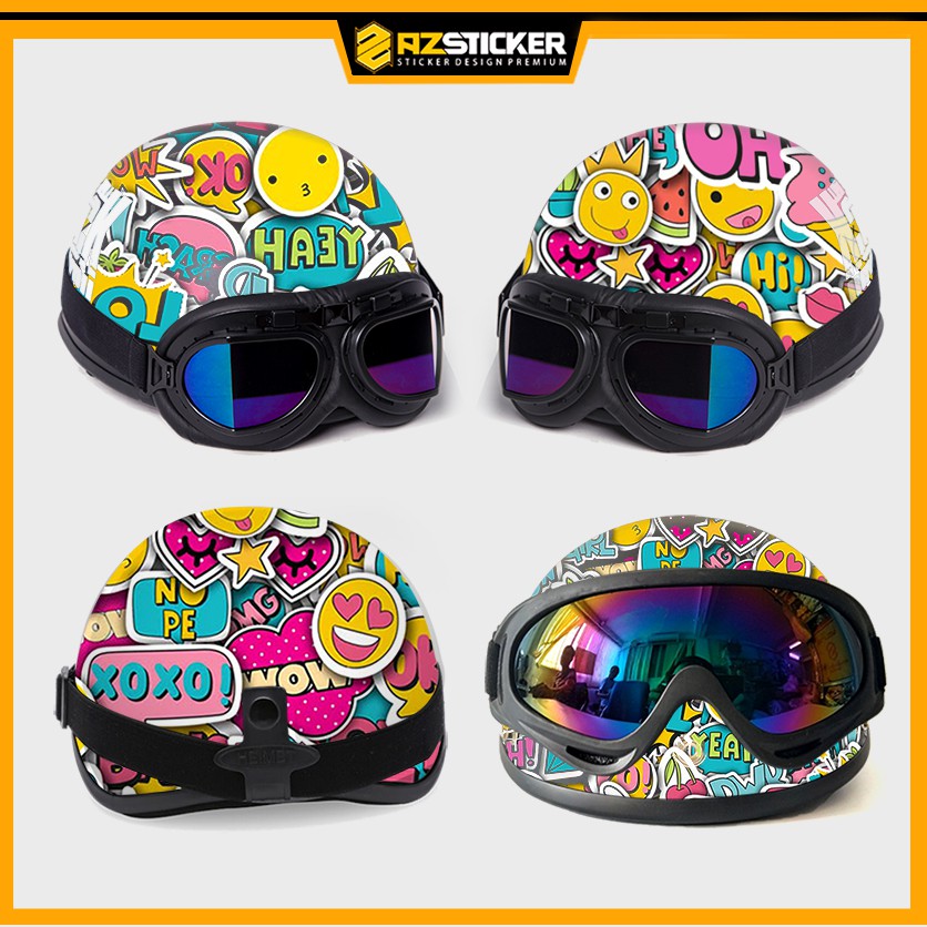 [Set 100+] Sticker Emoji Cute Trang Trí Đồ Dùng Cá Nhân | STK84 | Hình Dán Sticker Dán Mũ Bảo Hiểm Điện Thoại Laptop