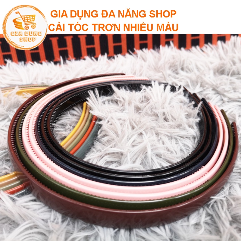 Băng đô, cài tóc trơn nhiều màu đơn giản tiện dụng cho nữ