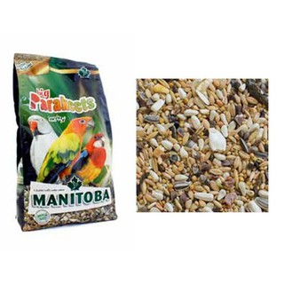 Thức ăn cho vẹt size trung Manitoba Ý lẻ 1kg