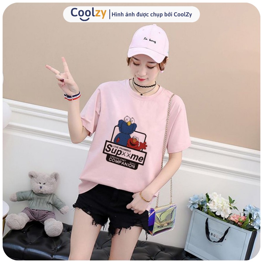 Áo Thun Tay Lỡ Nam Nữ. Áo phông tay lỡ nam nữ form rộng In Kaws Supxxme | CoolZy | BigBuy360 - bigbuy360.vn