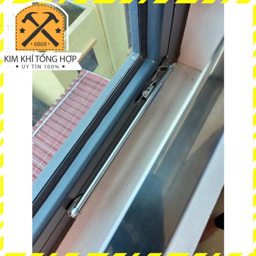 Thanh chống gió inox 304 đặc cho cửa sổ nhôm hệ, cửa nhựa lõi thép cực ký chắc chắn mẫu mới nhất 2023