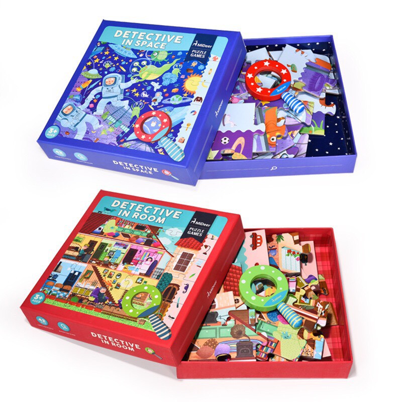 Xếp hình Mideer Puzzle Detective in Room - Thám tử