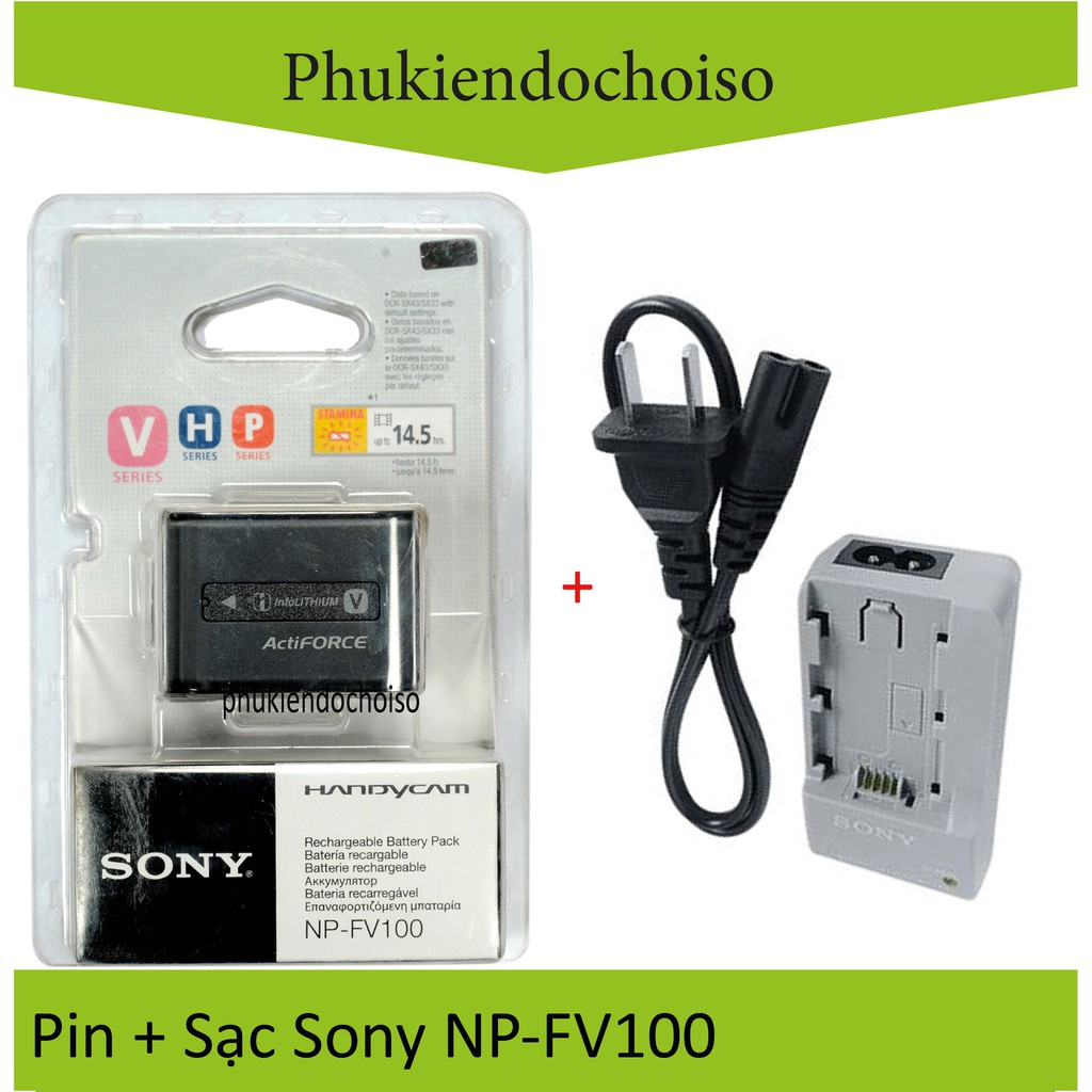 Pin, Sạc Sony NP-FV50/ FV70/FV100