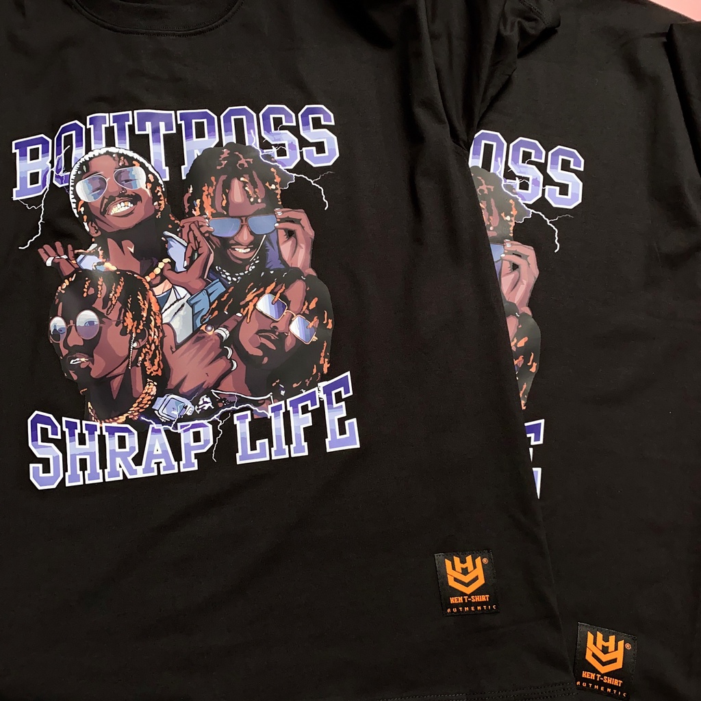 Áo thun tay lỡ HY KOREA nam nữ form rộng thời trang Shrap Life 410