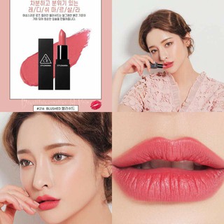 Son thỏi lì 3CE Lip Color Matte - #216 (Blushed - Hồng Cam)