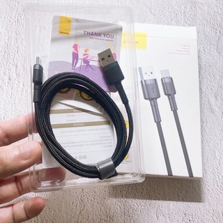 Cáp dù Baseus USB Type-C hỗ trợ sạc nhanh Quick Charge 3.0 Cafule