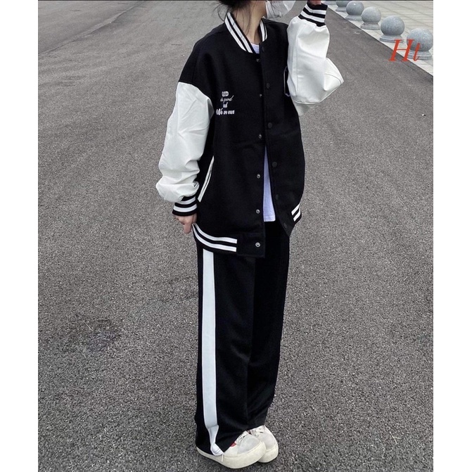 Áo bomber phối tay Tim God H2A988