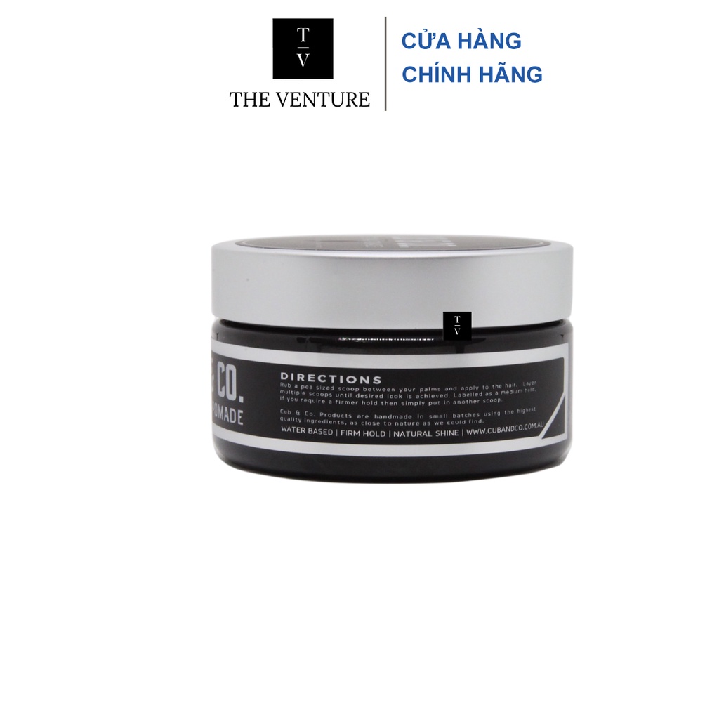 Sáp Vuốt Tóc Nam Cub &amp; Co Original Pomade Chính Hãng - 100 Gram