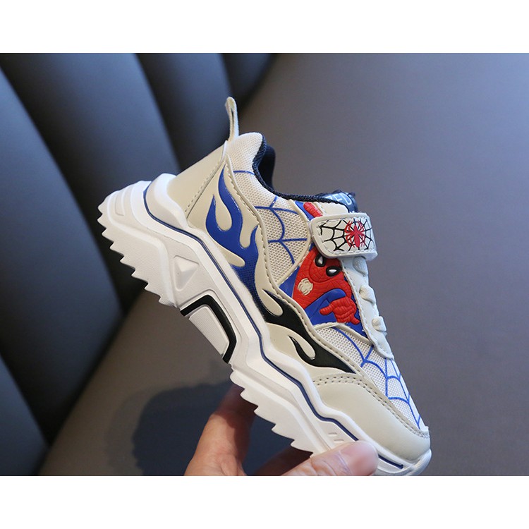 GIÀY SPIDER MAN - NGƯỜI NHỆN THỂ THAO SIÊU NHẸ ĐỦ SIZE CHO BÉ TỪ 3-6 TUỔI