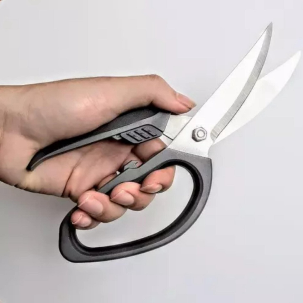 Kéo cắt thịt gà WMF 23cm trợ lực chất liệu thép không gỉ Hàng Đức