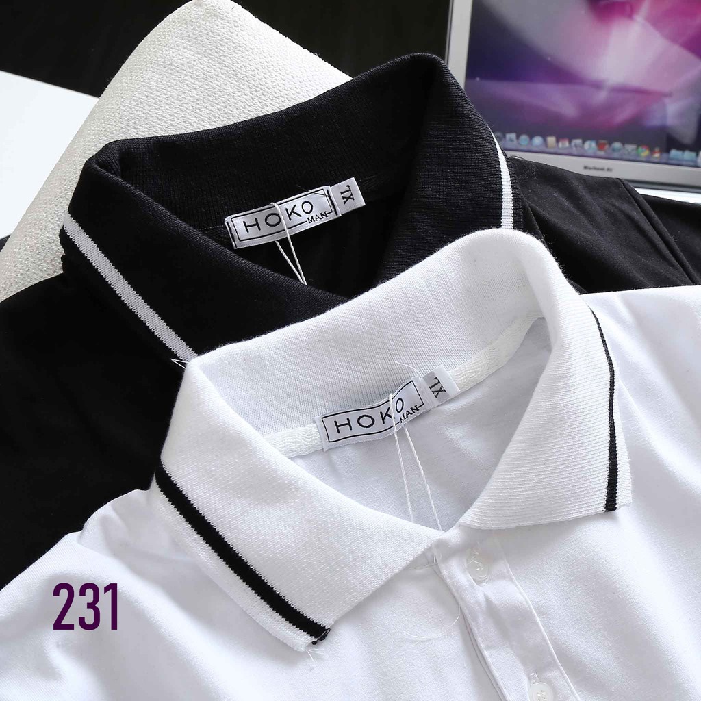 Áo Thun Nam Cổ Bẻ Polo Ngực Thêu Con Ong 231 Chất Liệu Cao Cấp Thấm Hút Mồ Hôi Phong Cách Trẻ Trung - Hazo