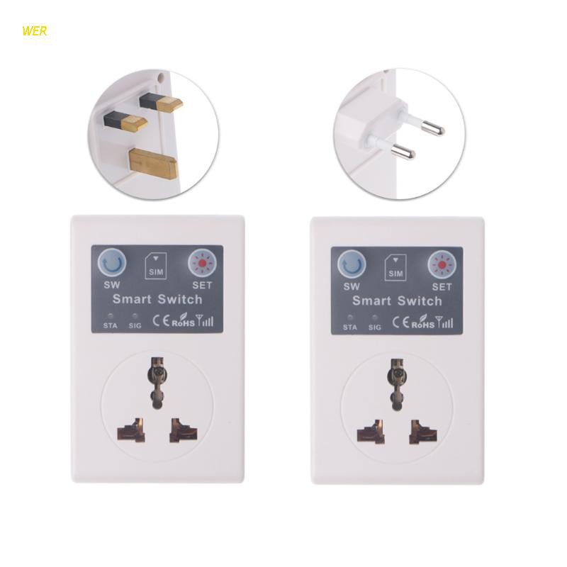 Ổ Cắm Thông Minh Điều Khiển Từ Xa Wer Eu / Uk 220v