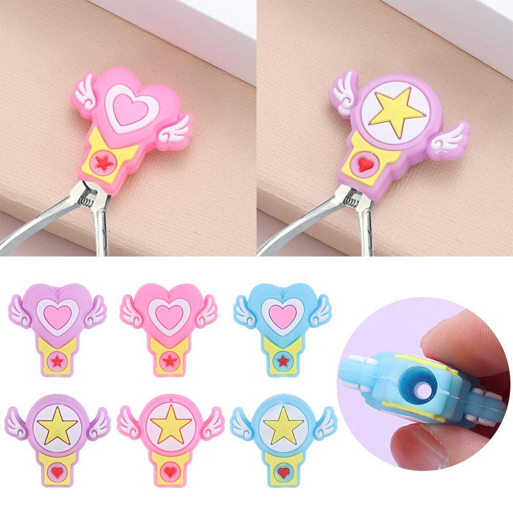 MELODG Vỏ Bọc Bảo Vệ Kéo Cắt Móng Tay Trái Tim Thiên Thần