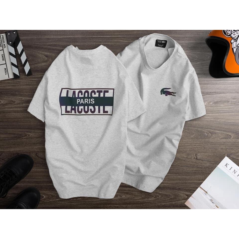 Áo thun lacoste phông cotton mát, thun nam nữ đẹp, áo unisex