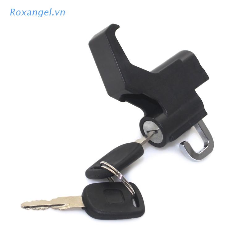 Ổ Khóa Mũ Bảo Hiểm Kèm 2 Chìa Khóa 6mm Bằng Hợp Kim Nhôm Chống Trộm Cho Xe Máy
