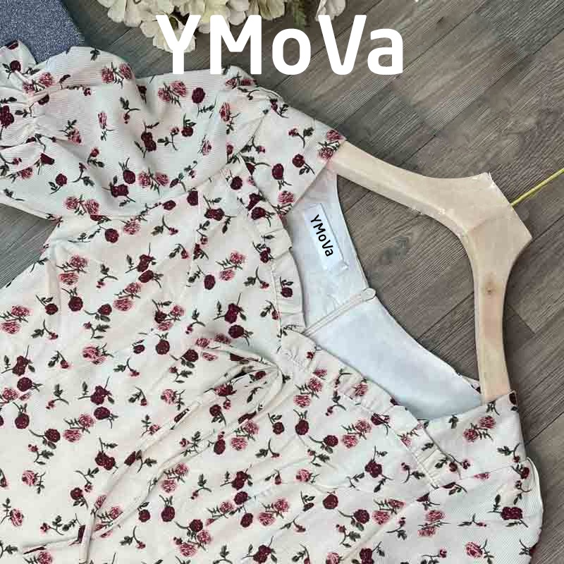 Váy nữ,váy hoa nhí 2 lớp dày dặn-Đầm hoa nhí đẹp