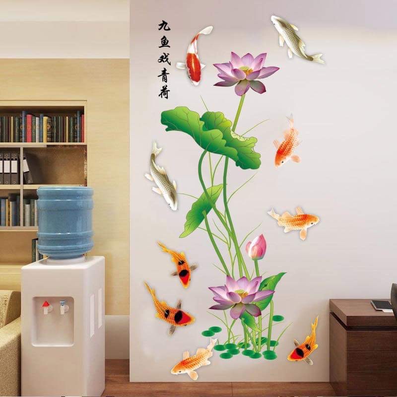 Decal dán tường Phòng Khách  sang trọng