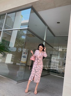 Bigsize Đầm chữ buộc eo bigsize