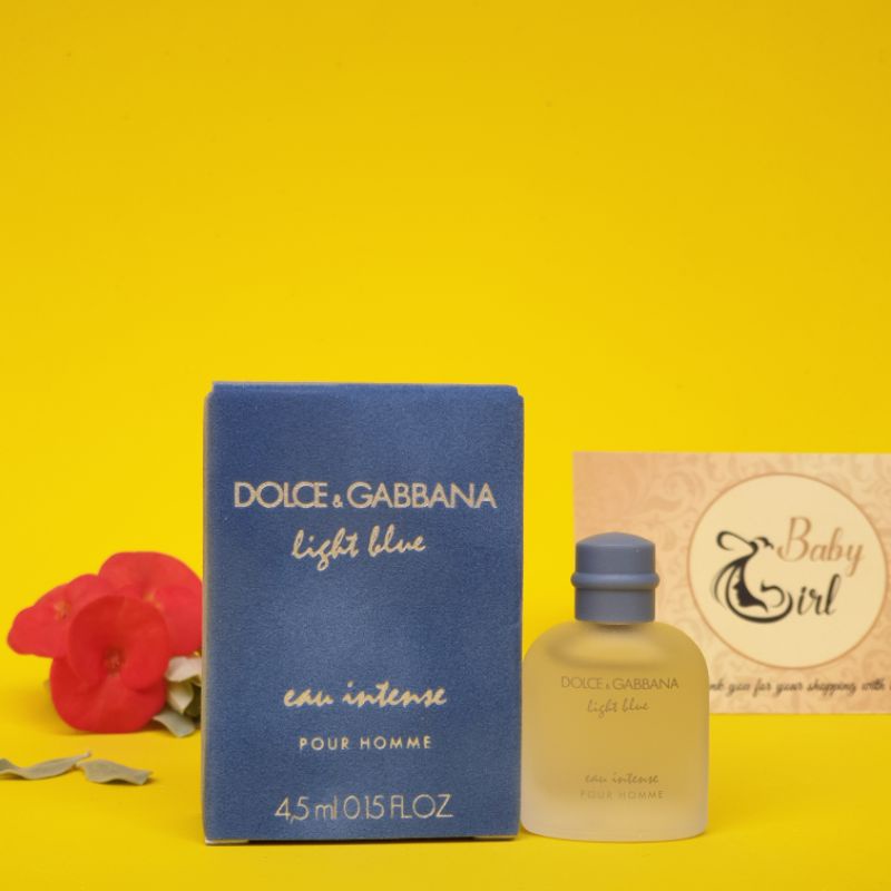 Nước Hoa Mini Nam D&amp;G Light Blue Pour Homme Intense 5ml