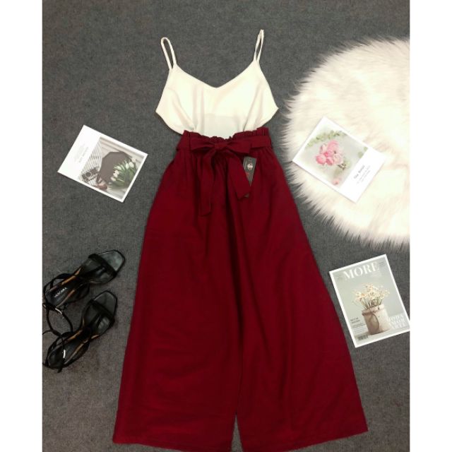 Quần lửng cột nơ cao cấp ảnh thật kèm video