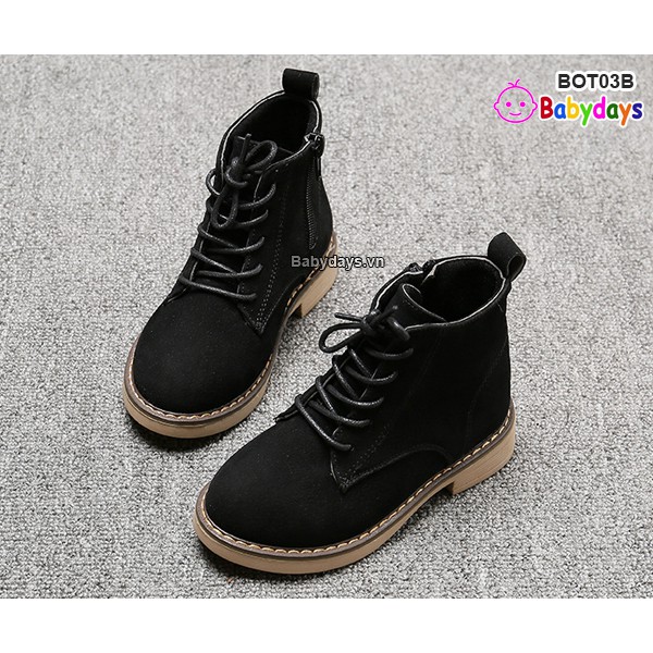 Giày boots cho bé BOT03B size 26 đến 36