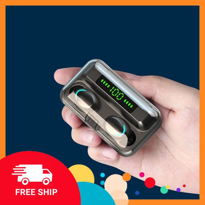 Tai Nghe Không Dây Bluetooth F9 PRO TWS - Phiên bản cảm ứng quốc tế Bluetooth 5.0 - Nghe nhạc liên tục 5h | BigBuy360 - bigbuy360.vn