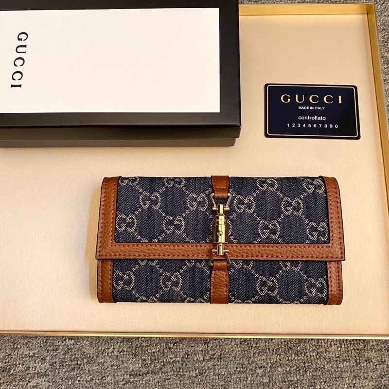 Ví dài cho nữ kèm dây đeo chéo thương hiệu Louis Vuitton LV chất liệu vải bò phối da thật cao cấp