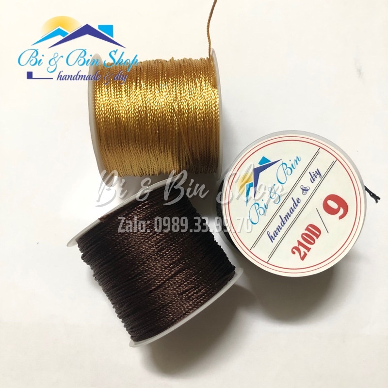 Chỉ Nilon 210D/6 Cuộn Nhỏ Dùng Xỏ Chuỗi Ngọc Hạt Trai, Xỏ Chuỗi Làm Handmade