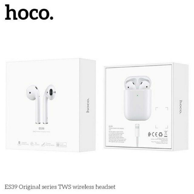 Tai nghe bluetooth Hoco ES39 định vị đổi tên hỗ trợ sạc không dây - hàng chính hãng