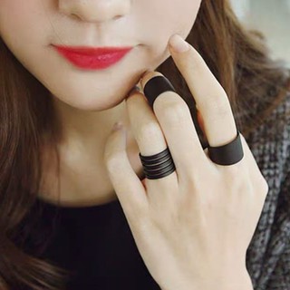 set 3 chiếc nhẫn hợp kim cá tính
