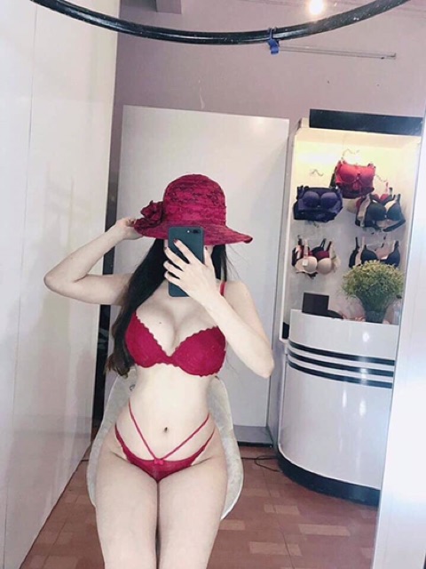 Bộ đồ lót Vic ren quần dây có gọng đệm nâng ngữ - BL