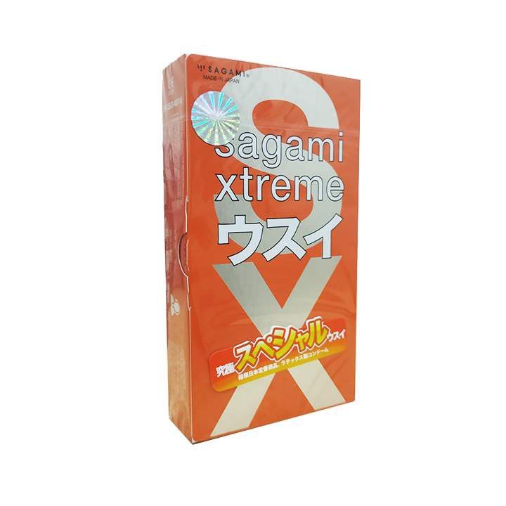 [SIÊU MỎNG]Bao Cao Su Sagami Xtreme Super Thin (Hộp 10 cái) – [YÊU MÃNH LIỆT–DÂNG TRÀO CẢM XÚC] HÀNG CHUẨN NHẬT BẢN 100%