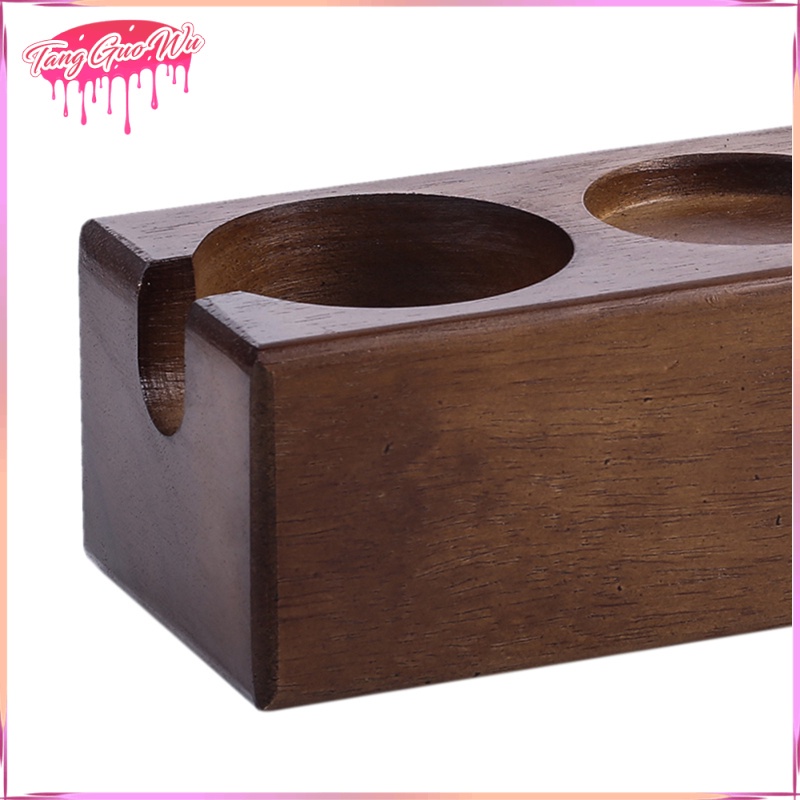 Giá đựng dụng cụ pha cà phê bằng gỗ phong cách mộc mạc cho Barista / nhà / quán cà phê